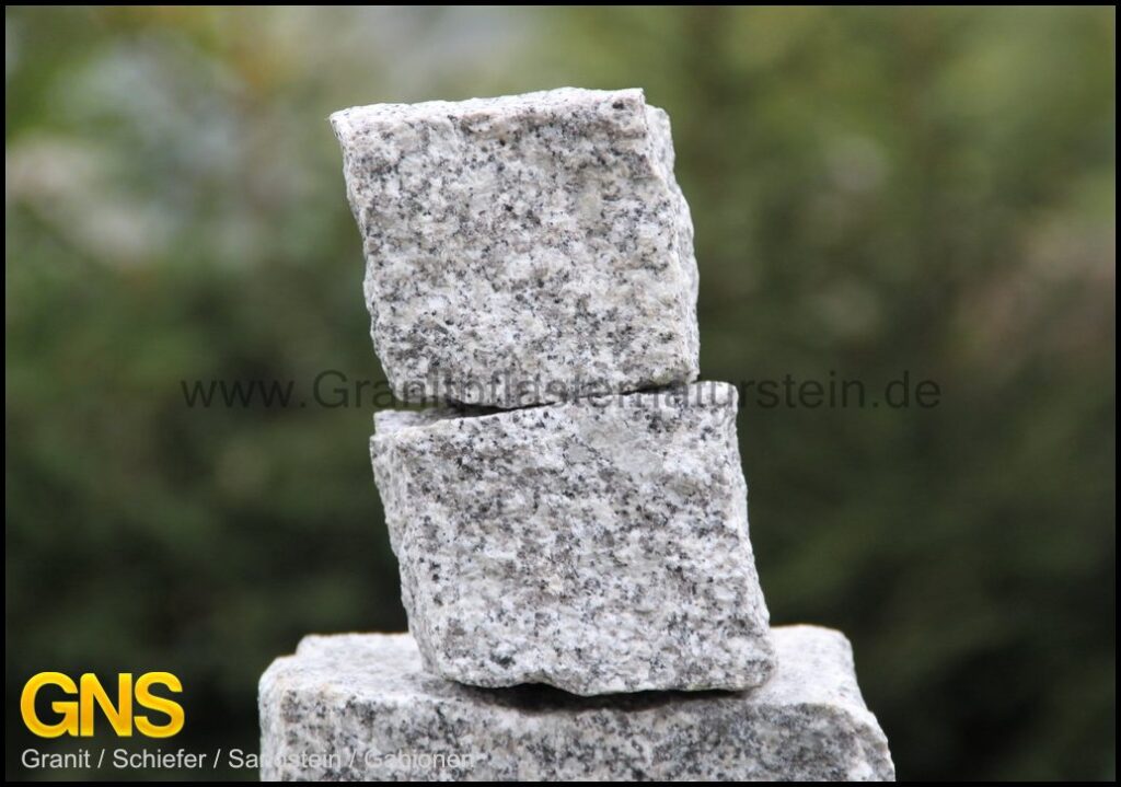 granitpflaster hellgrau  8/11cm