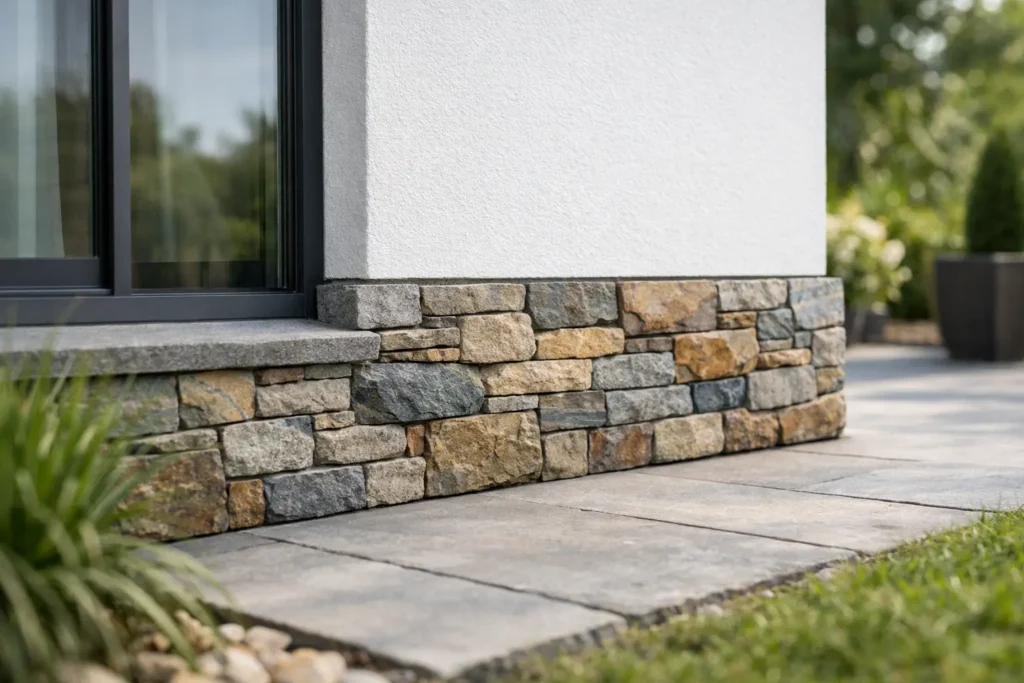 Naturstein Sockel Verkleidung richtig wählen
